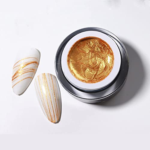 Vonrui Gold Spider Gel for Nails - UV LED DIY Nail Art Design Paint