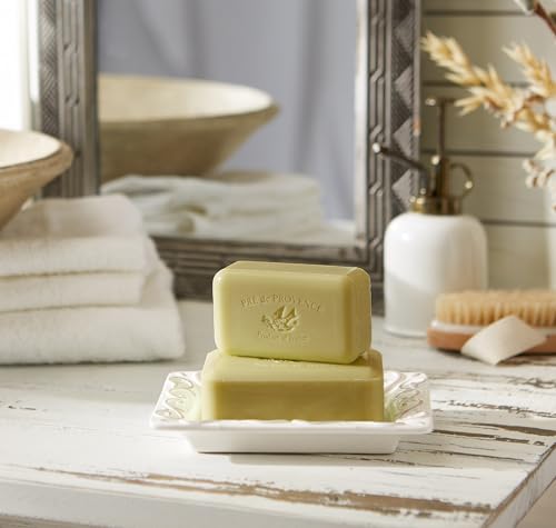 Pre de Provence Green Tea Soap Bar - Natural French Skincare, 5.3 oz