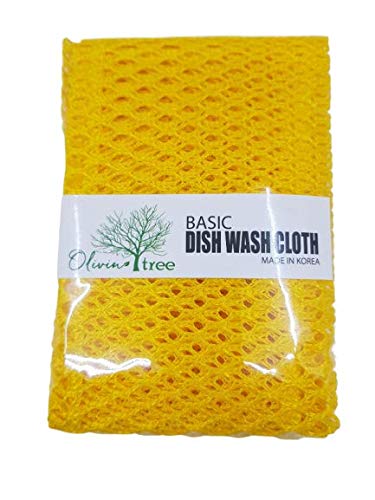 Olivia Tree Dish Washing Scrubber Cloth - 3 Pcs, Quick Dry, Non-Scratch