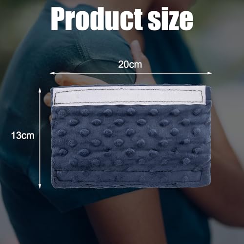 2 pack Strap Cushion for Arm Sling, Shoulder Brace Carry Strap Pillow Arm Elbow Wrist Injury Support Strap Pad Padding Pillow for Women Men and Kids (Dark Blue)