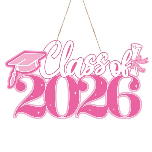 Class of 2026 Graduation Wooden Signs & Photo Booth Props Set