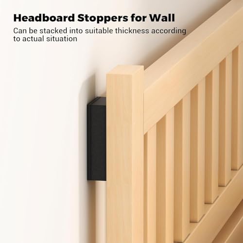 Adjustable Bed Frame Headboard Stoppers - Anti-Shake Wall Protection Tool