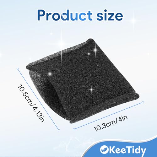 KeeTidy Foam Filter Replacement for Hoover Steam Cleaner - 4 Pack