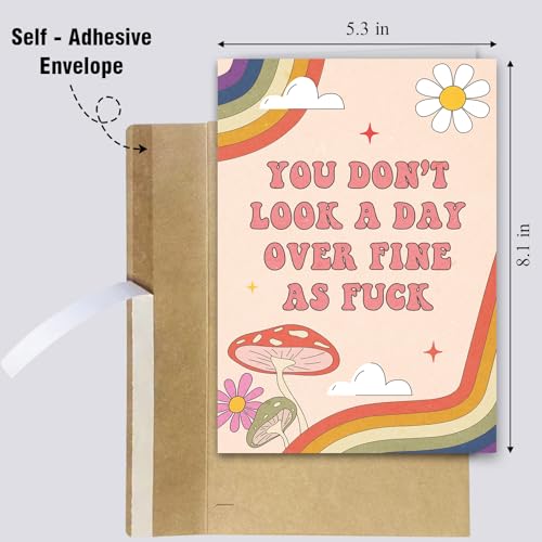 Funny Birthday Card for Women - Perfect for Friends & Girlfriends