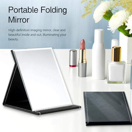 Kootinn Portable Folding Travel Mirror - Ultrathin Rectangular HD Makeup Mirror
