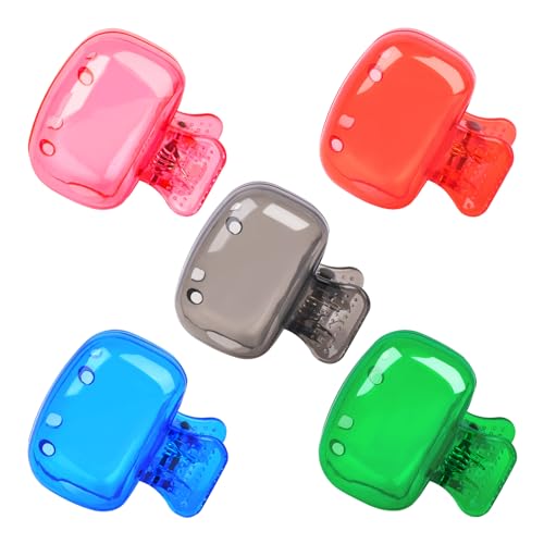 Fowecelt 5 Pack Travel Toothbrush Head Covers - Plastic Protector Caps