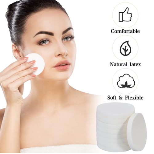Ymapinc Round Makeup Sponges 12-Piece Set for Foundation and Powder