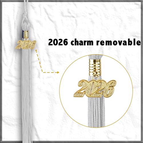 Matte Black Graduation Cap with Tassel - Adjustable for Adults