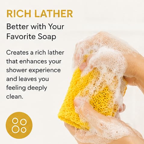 Soft Quick-Drying Bath Towels - Yellow & Purple Set for Daily Use