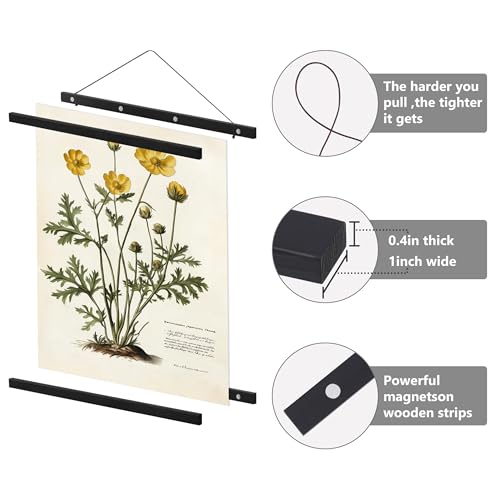 HEART ART 8-Inch Magnetic Poster Hanger Frame - 2 Pack