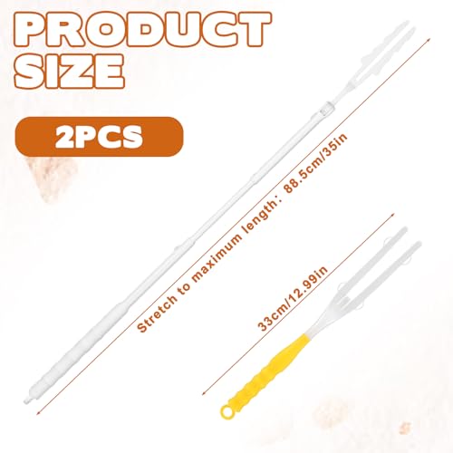 Adjustable Replacement Duster Handles for Swiffer - 2 Pcs Set