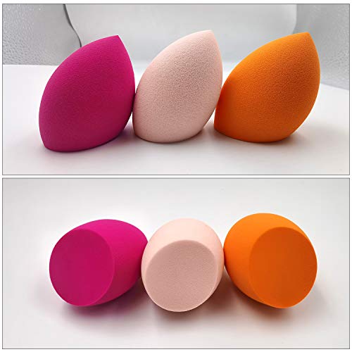 KNEEDARKYEAR Makeup Sponge Blender Set for Foundation and Concealer - Wet and Dry