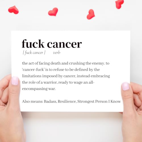 Funny Cancer Support Card - Encouragement Card for Patients