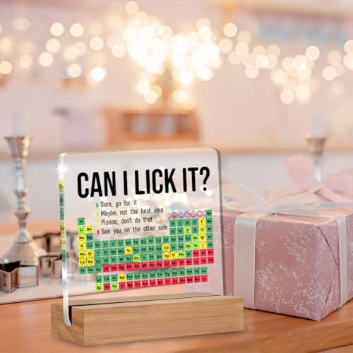 Funny Periodic Table Sign - Chemistry Classroom Decor Gift