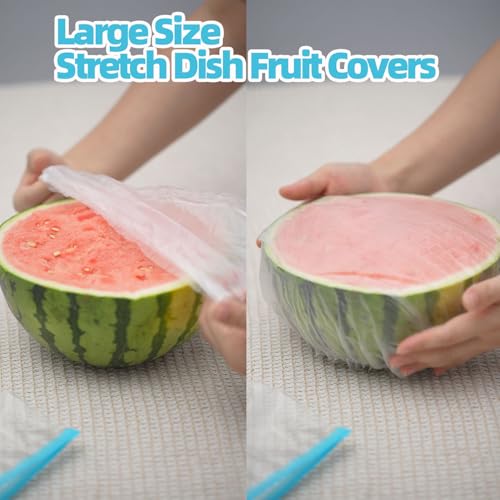 NEOWEMING 100Pcs Elastic Bowl Covers for Bread Proofing, Fits Up to 11"