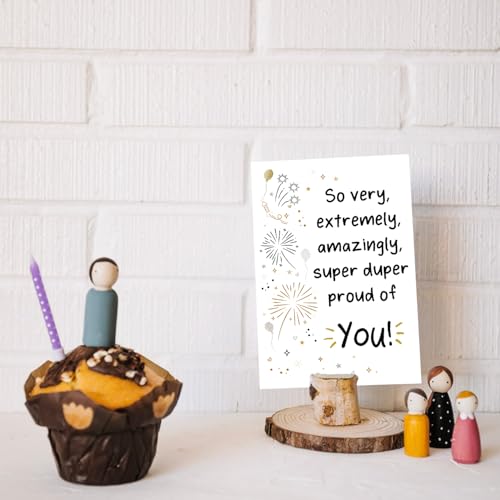 Graduation Card - Proud of You Card for Friends & Family