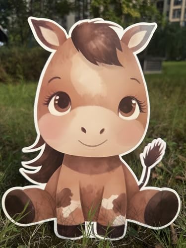 Farm Animal Cutouts with Stands - 12 Inch Party Decorations (6 PCS)