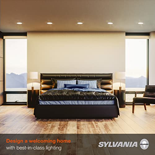 LEDVANCE Sylvania BR30 LED Flood Light Bulb 17W Dimmable Soft White 4 Pack