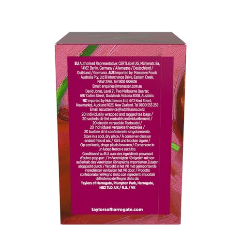 Taylors of Harrogate Sour Cherry Herbal Tea - 20 Tea Bags