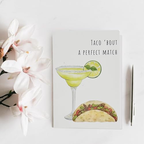 Funny Wedding Card for Bride and Groom - Taco 'Bout A Perfect Match