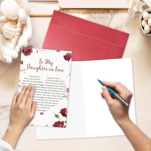 Heartfelt Thank You Card for Daughter-in-Law - Wedding Gift