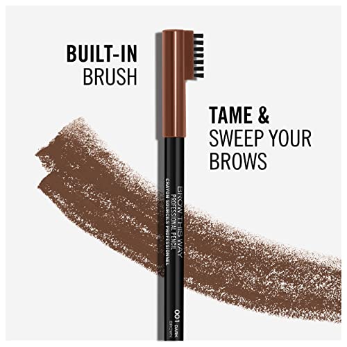 Rimmel London Brow This Way Professional Eyebrow Pencil - Dark Brown