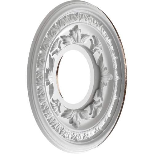Ekena Millwork Baltimore 10-Inch Ceiling Medallion, Metallic Mystic Brown