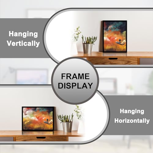 FULDGAENR 12x16 Black Picture Frame Set for Photos & Posters - 1 Pack