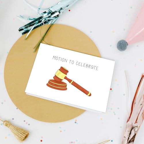 Nchigedy Funny Law School Graduation Card - Variation #5, Gavel Congrats for Passing the Bar