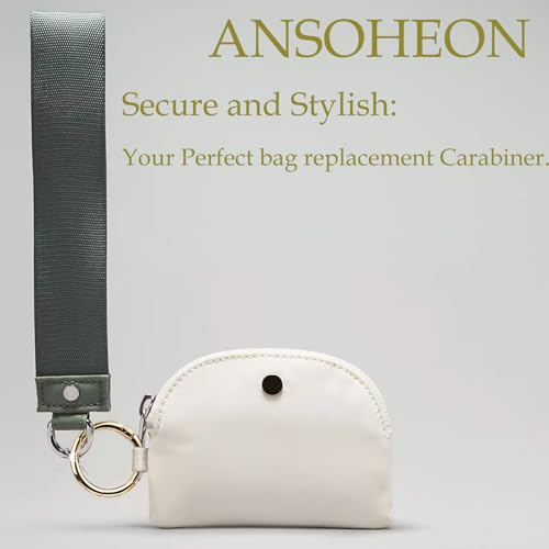 16Pcs Keyrings Silver Carabiner Key Chain Clip Premium Round Spring Clasps-Decorative Metal Connectors for DIY Accessories | Hang-Plated Finish | Durable Lightweight Fasteners(16Pcs Silver)