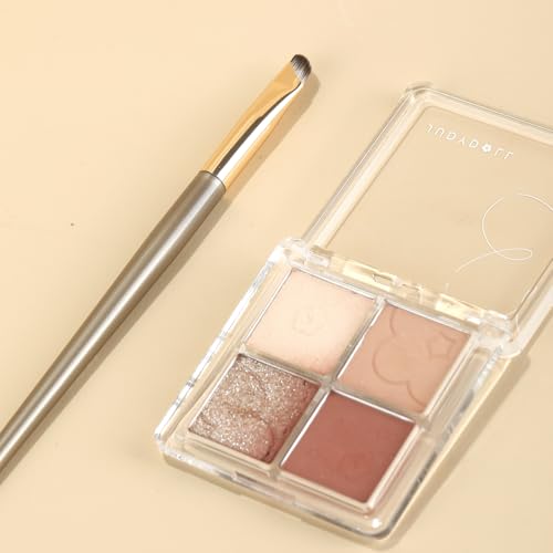 MSQ Fine Angled Eyeliner Brush - Ultra Thin Sickle Shape Eye Makeup Tool