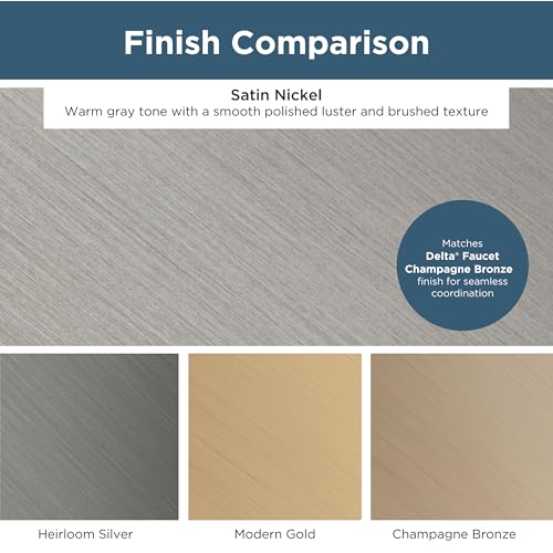 Franklin Brass Satin Nickel Cabinet Knob 1-1/4" | Durable Handle