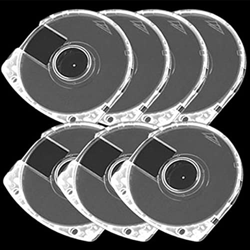 Dycica 5-Pack DVD CD Cases - 7mm Clear Acrylic Replacement Shells
