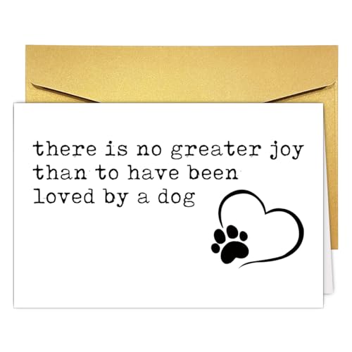 Dog Loss Sympathy Card - Condolence Card for Pet Owners
