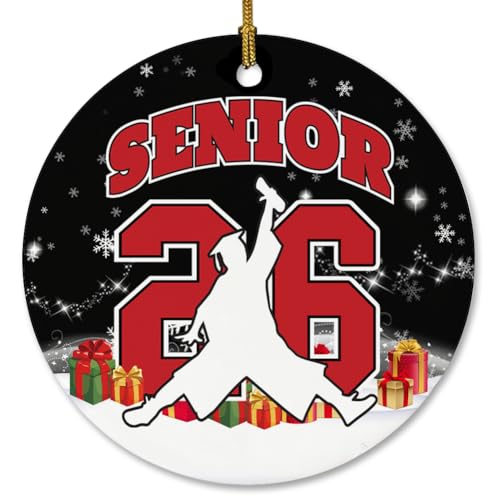 Class of 2026 Ceramic Christmas Ornament - Graduation Gift