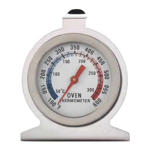 Stainless Steel Oven Thermometer 50-300°C | Instant Read Cooking Tool
