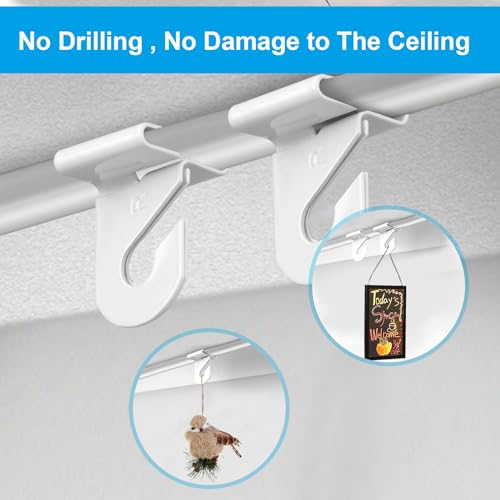 34 Pcs Heavy Duty Ceiling Hooks for Hanging Plants & Decorations