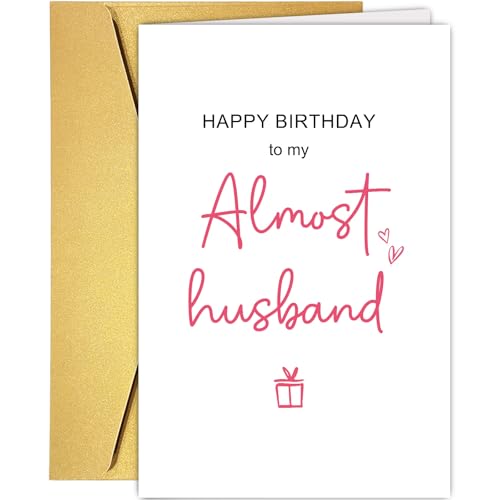 Romantic Birthday Card for Fiance - Perfect Gift for Future Husband