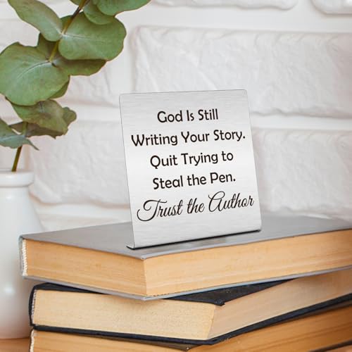 Inspirational Bible Verse Decor Plaque - Christian Gifts for All