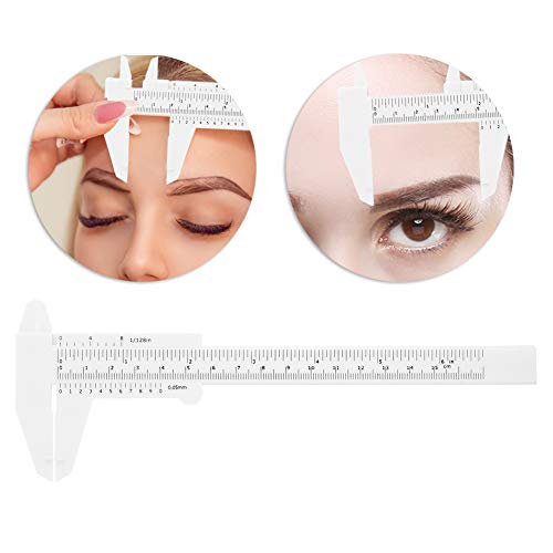 Salmue Adjustable Eyebrow Tattoo Ruler Golden Ratio Microblading Caliper