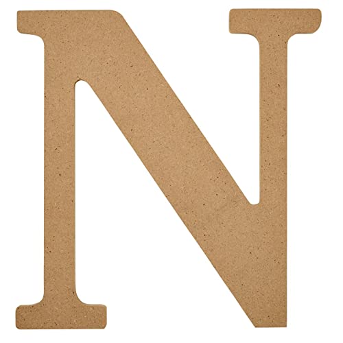 8" Unfinished Wood Letter for DIY Crafts - Plaid
