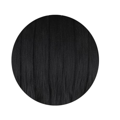 BALINGHAIR Pre Stretched Braiding Hair 26 Inch 1b Natural Black