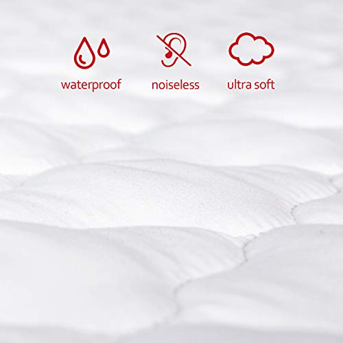 Moonsea Waterproof Pack and Play Mattress Pad Cover, 27" x 39" - Version 1