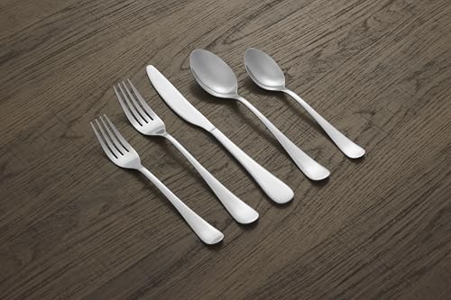 CAMBRIDGE Zadok Dinner Knife - 8.9 Inch Stainless Steel Flatware