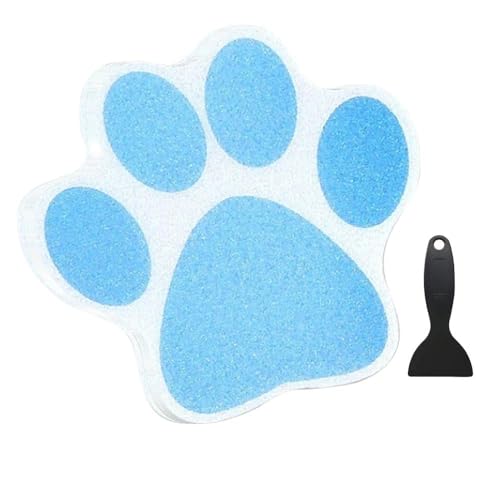 Non-Slip Bathtub Stickers - 20 Paw Print Anti-Slip Decals