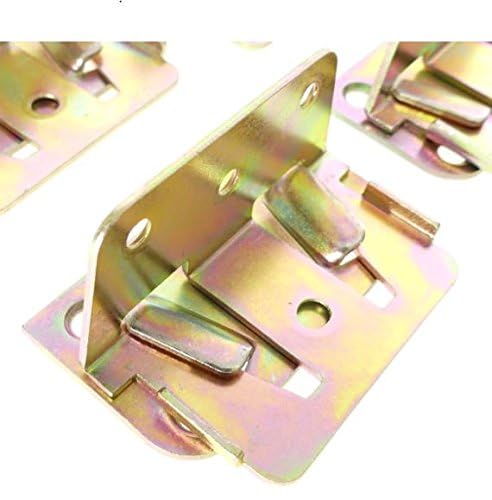 Tech Team Positive Lock Bed Slat and Sectional Sofa Connector Kit, 4 Sets
