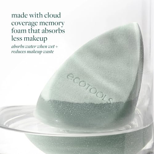 EcoTools Blurring Blender Makeup Sponge, 2-Sided Foundation Sponge