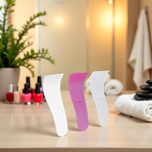 NexusPulse Reusable Hair Wax Spatulas, Non-Stick Applicators 3 Pcs