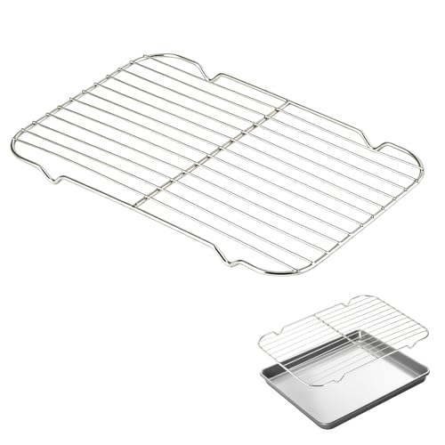 Stainless Steel Roasting Rack for 9x13 Inch Pans - Oven, Broiler & BBQ