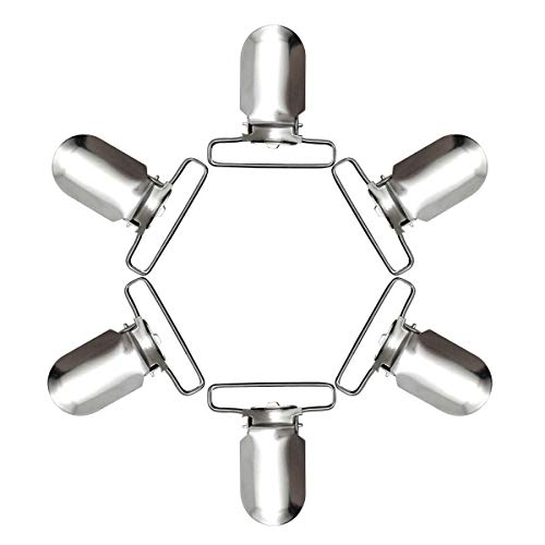 RayTour Heavy Duty Suspender Clips for Webbing & Bed Sheets - 1 Inch (25mm), Pack of 20